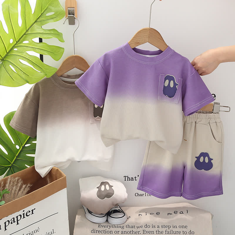 Toddler 2-Piece Ghost Gradient Set