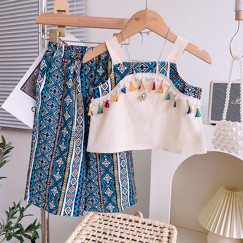 Toddler 2-Piece Lovely Ethnic Style Set