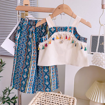 Toddler 2-Piece Lovely Ethnic Style Set