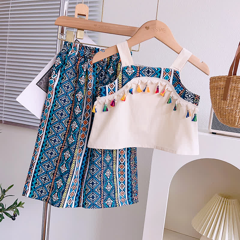 Toddler 2-Piece Lovely Ethnic Style Set