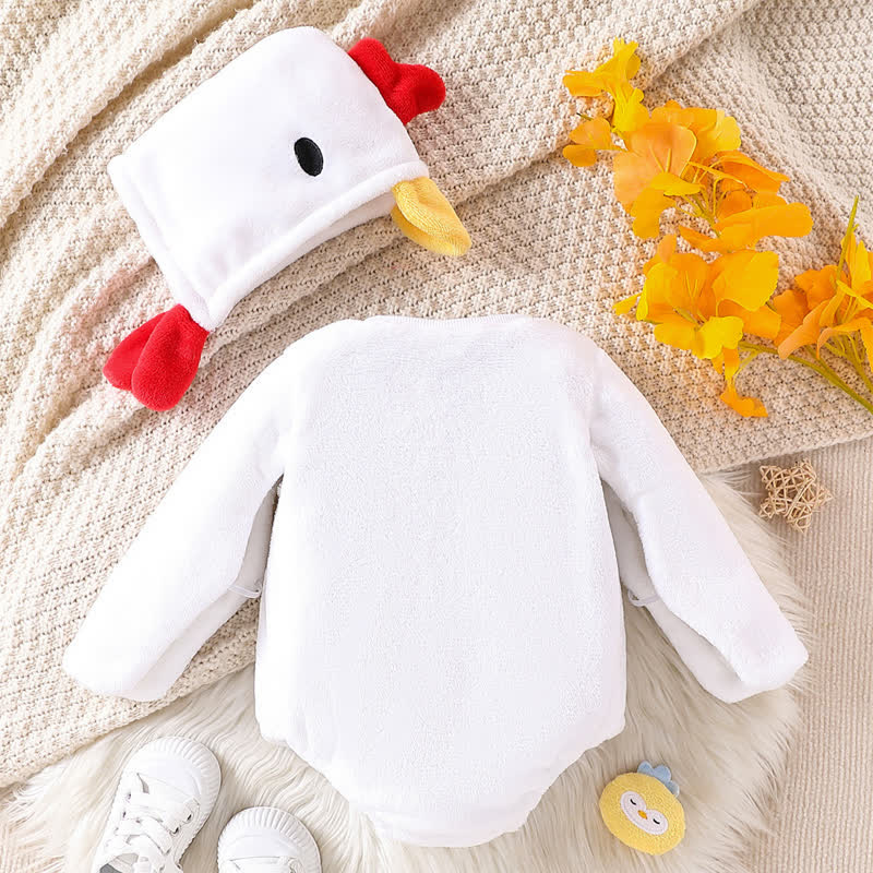 Baby Lovely Chick Cosplay Bodysuit with Hat