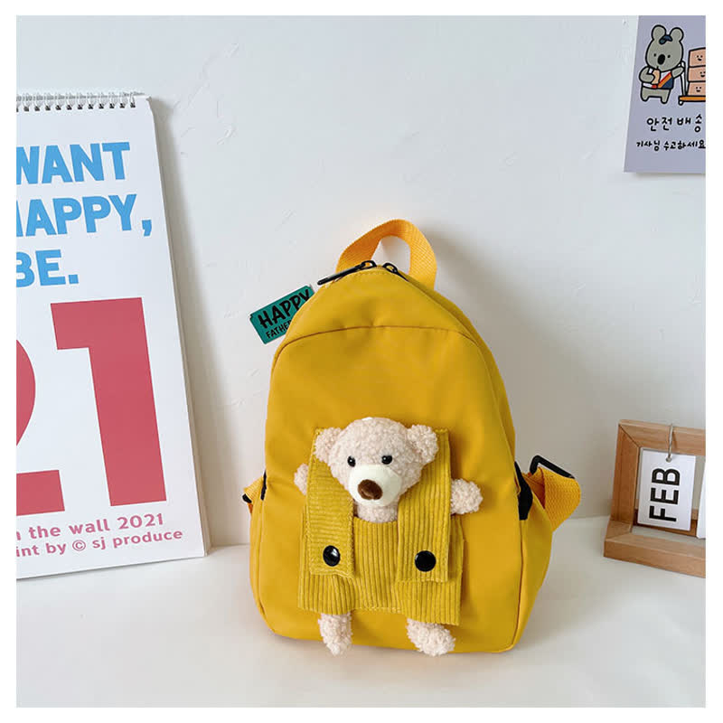 Toddler Bear Doll Backpack