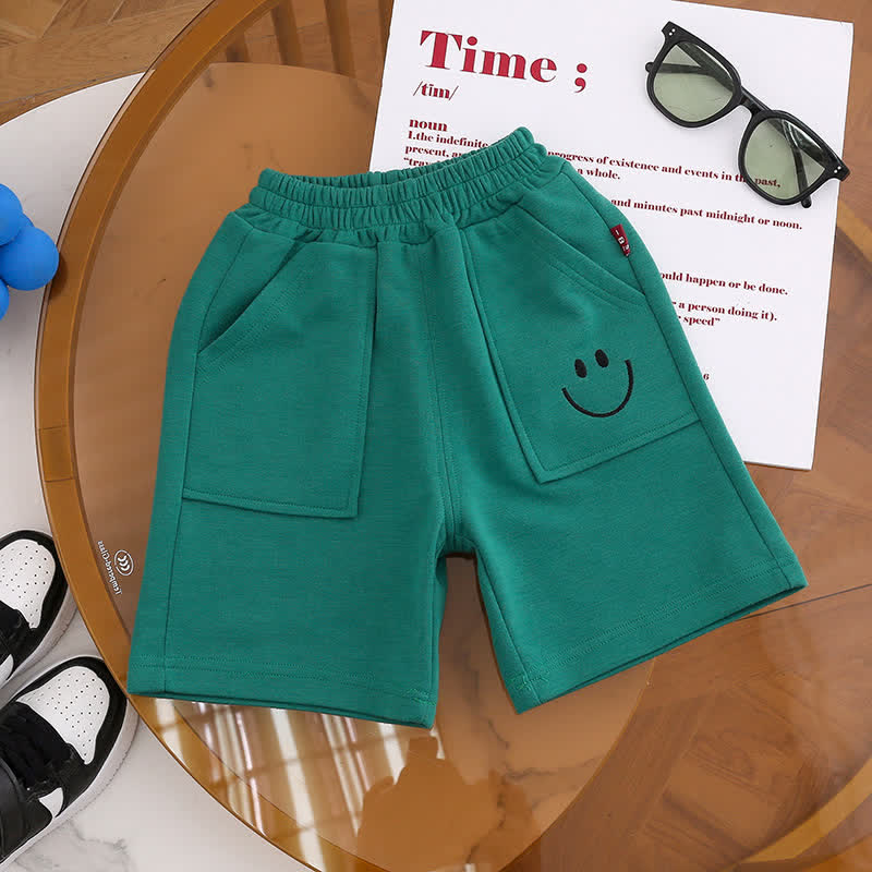 Toddler Lovely Smile Pocket Shorts