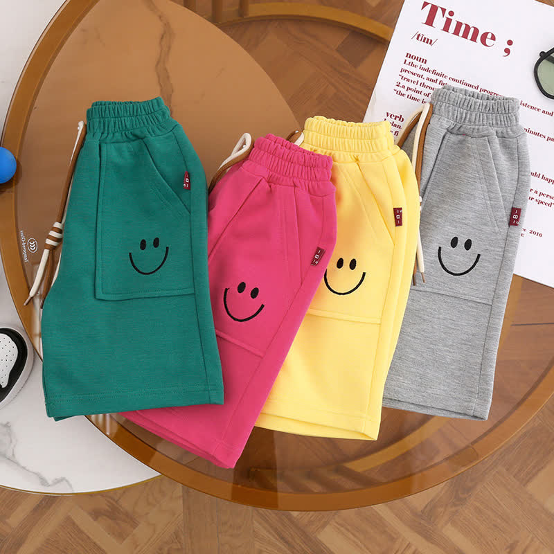 Toddler Lovely Smile Pocket Shorts