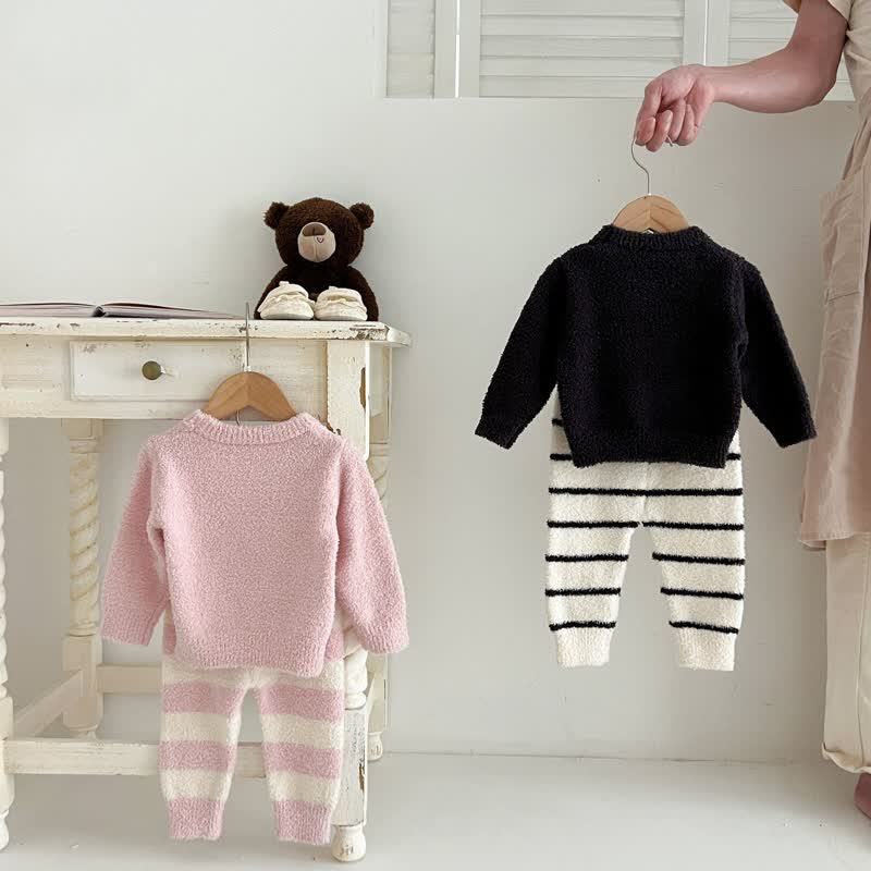 Baby 2-Piece Animal Fleece Pajamas Set