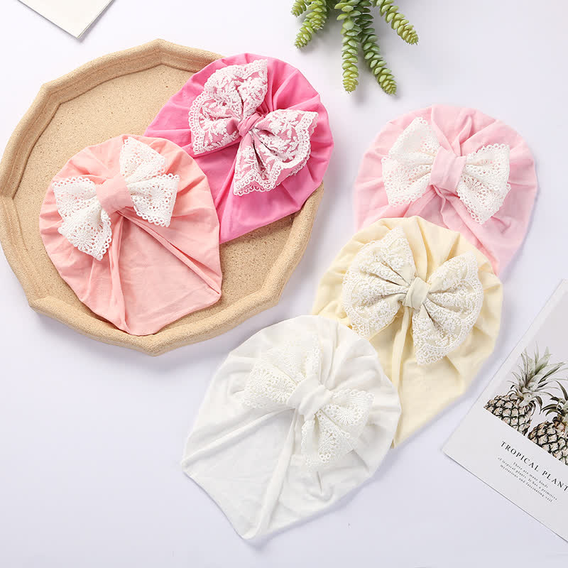 Baby Newborn Flower Bow Protector Hat