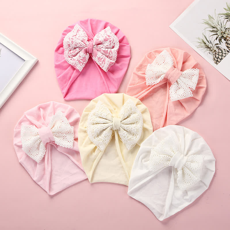 Baby Newborn Flower Bow Protector Hat