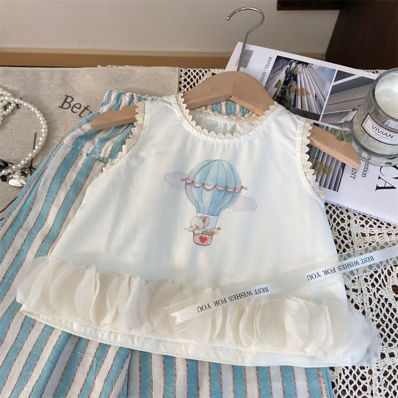 Toddler Balloon Elephant Tank Top/Pants