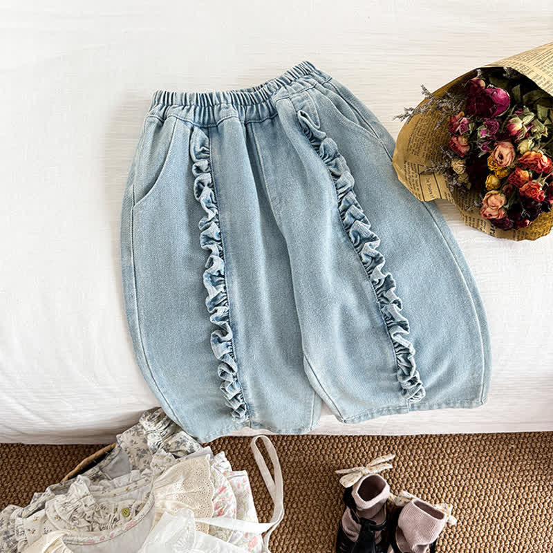 Toddler Pastoral Stringy Selvedge Denim Pants