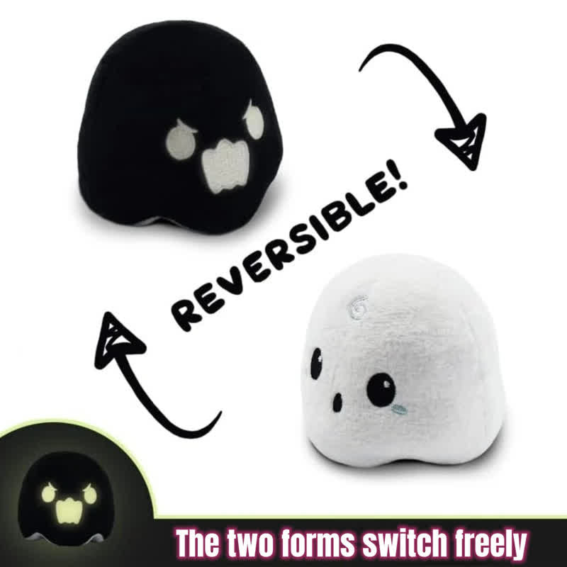 Reversible Ghost Plush Toy