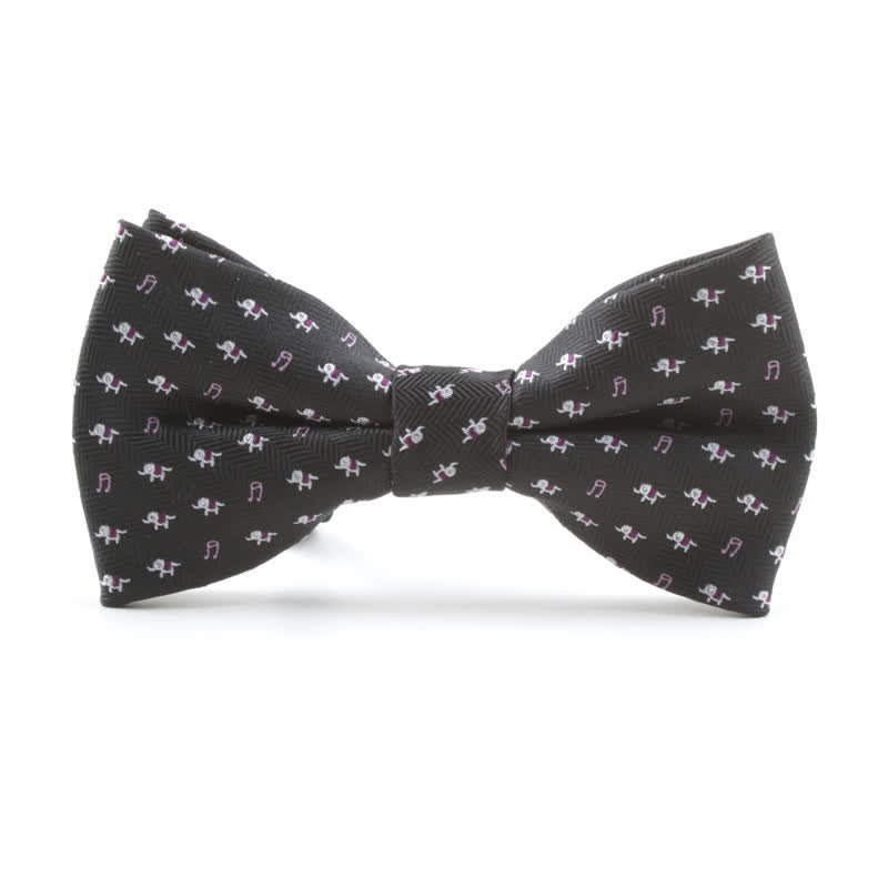 Baby Toddler Note Elephant Bow Tie