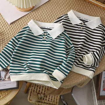 Kid Boy Striped Long Sleeve Top