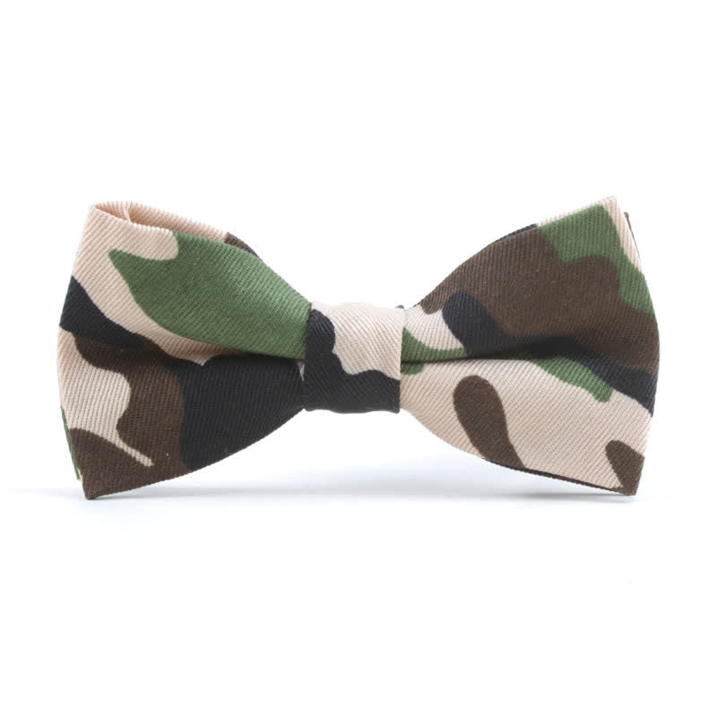 Baby Toddler Camouflage Plaid Bow Tie