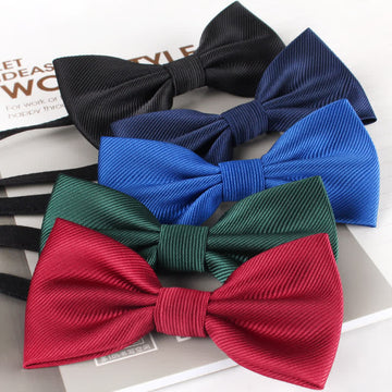 Baby Toddler Solid Color Simple Bow Tie