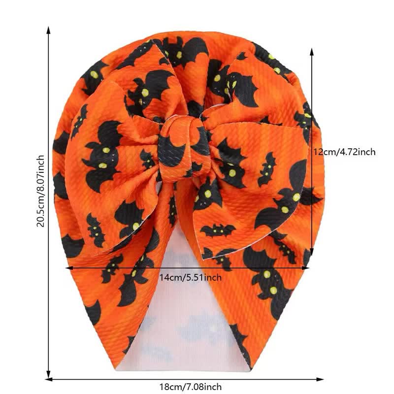 Baby Newborn Halloween Bow Protector Hat