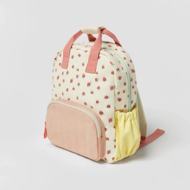 Toddler Kid Strawberry Backpack