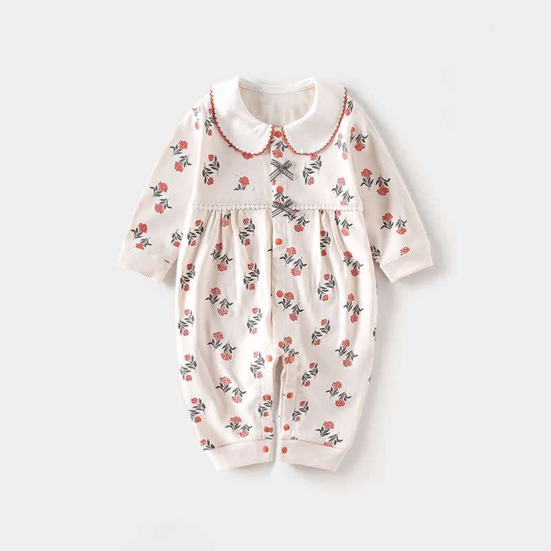 Baby Bow Flower Sweet Romper