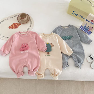 RABBIT TREE CROCODILE Baby Cartoon Romper