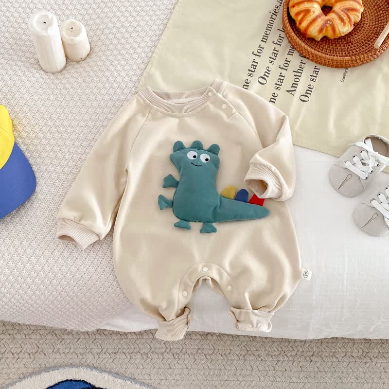 Baby Apricot 3D Dinosaur Cute Romper