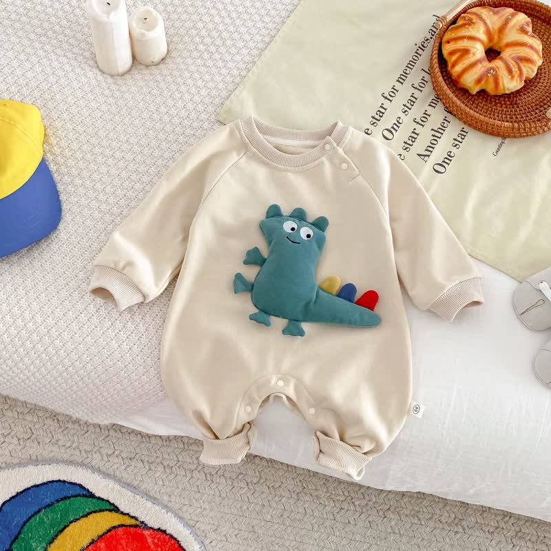 Baby Apricot 3D Dinosaur Cute Romper