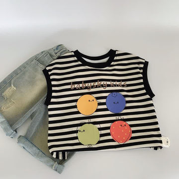 BABYSKY KIDS Kid Boy Fruits Tank Top