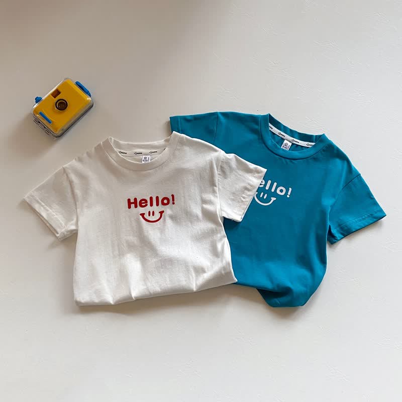 HELLO! Toddler Smile Basic T-shirt