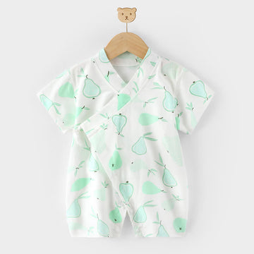 Baby Green Pear Kimono Romper