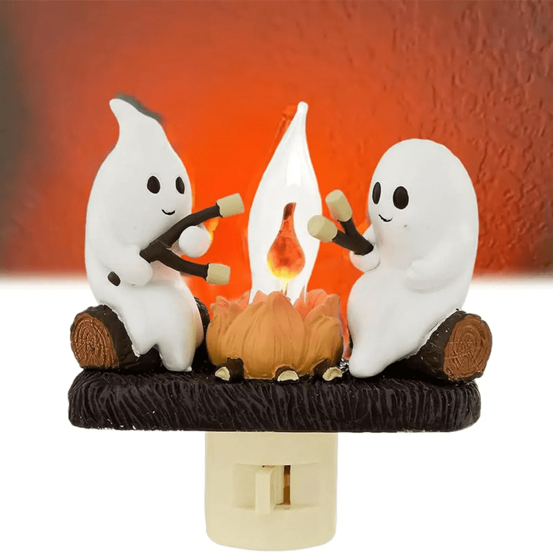 Halloween Bonfire Flickering Night Light