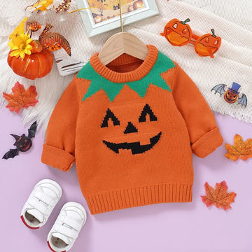 Baby Halloween Smiley Sweater