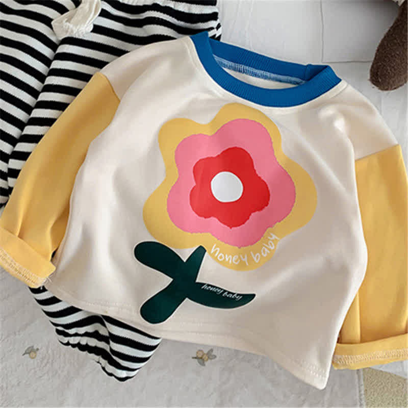 HONEY BABY Toddler Lovely Flower T-shirt