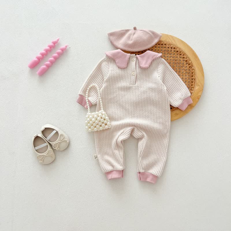 Baby Design Flower Lovely Pink Romper