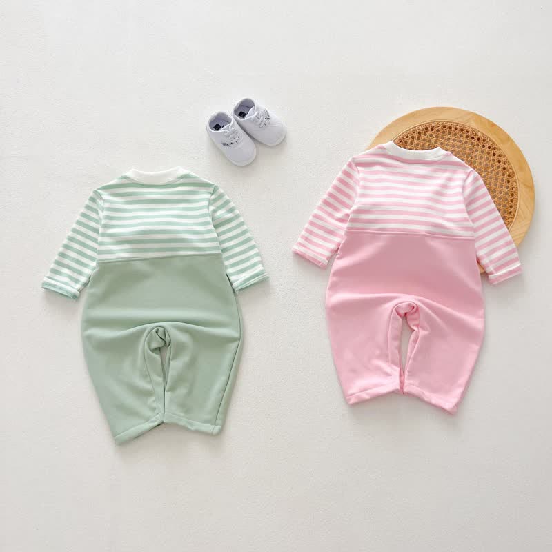 Baby Rabbit Crocodile Fake 2Pcs Romper