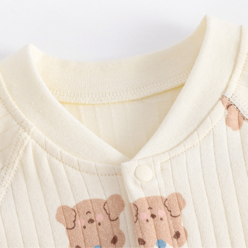 Baby Lovely Bear Apricot Soft Romper