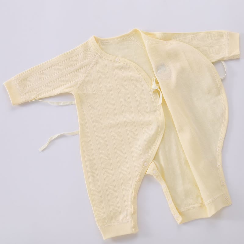 HELLO Baby Bear Heart Kimono Romper