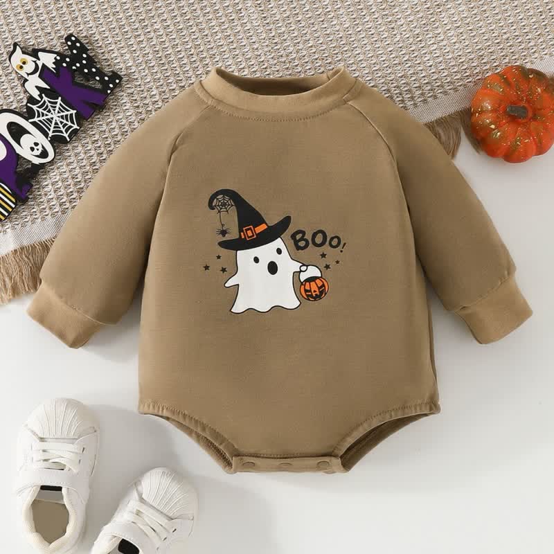 BOO Baby Spooky Pumpkin Bodysuit