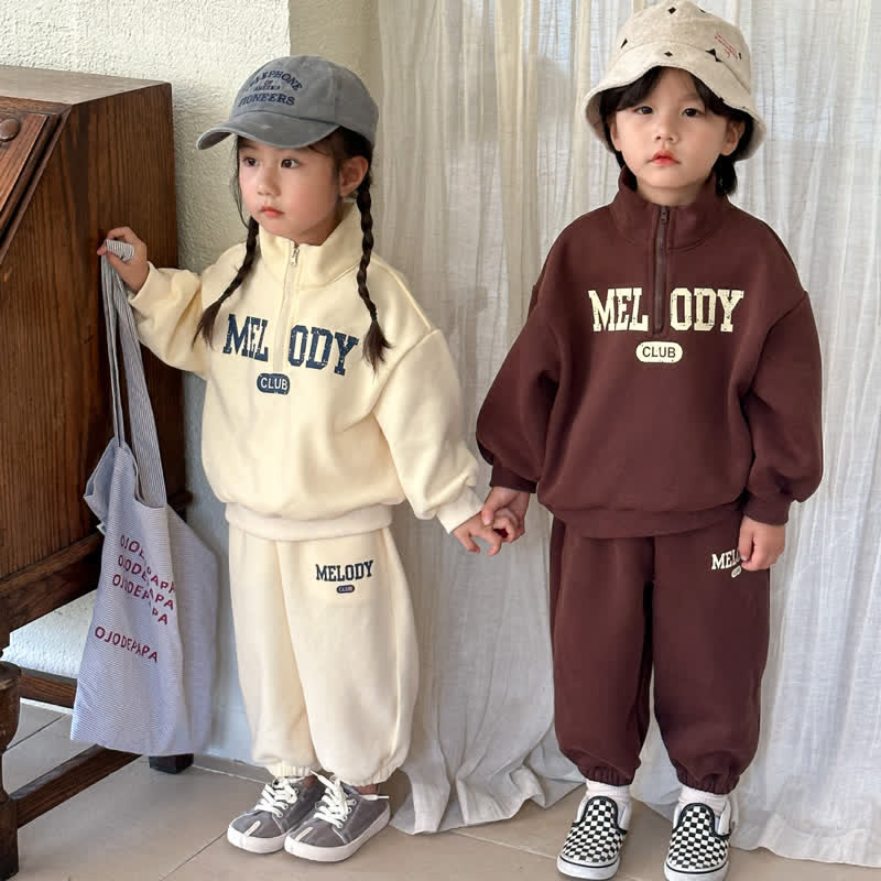 MELODY CLUB Toddler 2-Piece Sweatsuit Set