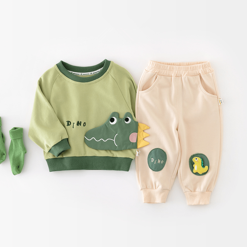 DINO Toddler Green Lovely Sweatshirt