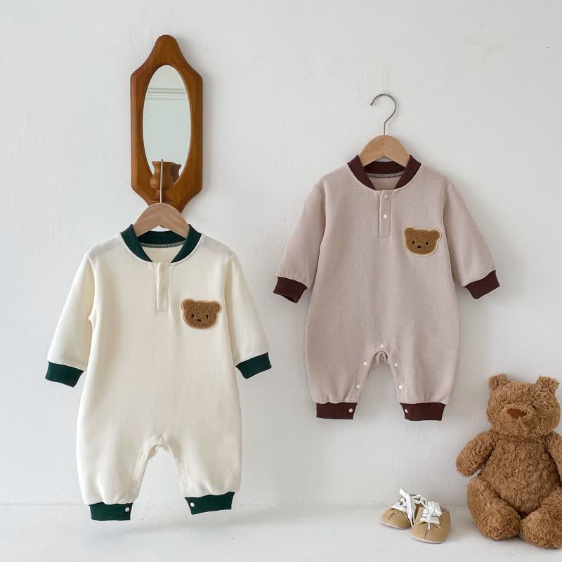 Baby Bear Simple Casual Romper