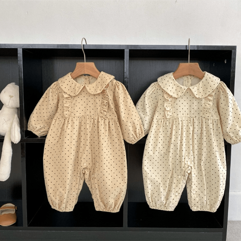 Baby Allover Dots Sweet Romper