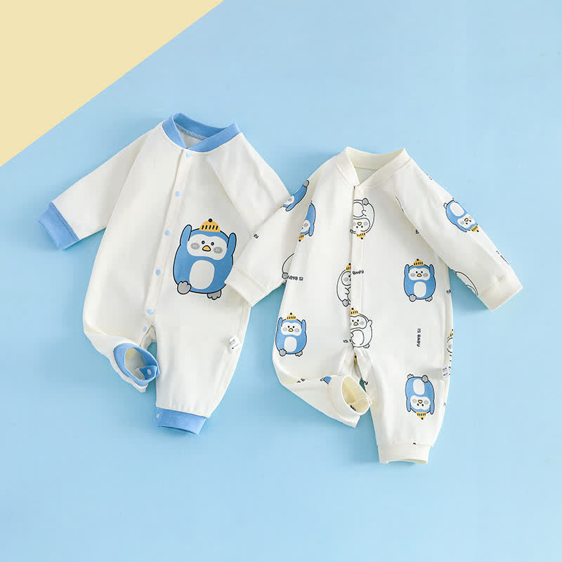 IS BABY Baby Penguin Lovely Romper