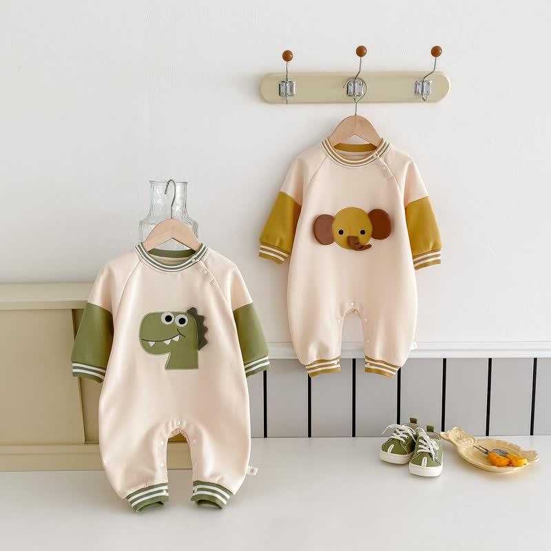 Baby Dinosaur Elephant Cute Romper