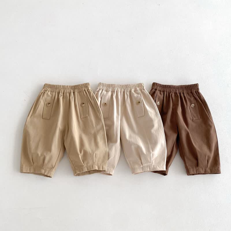 Baby Fashion Solid Color Loose Pants