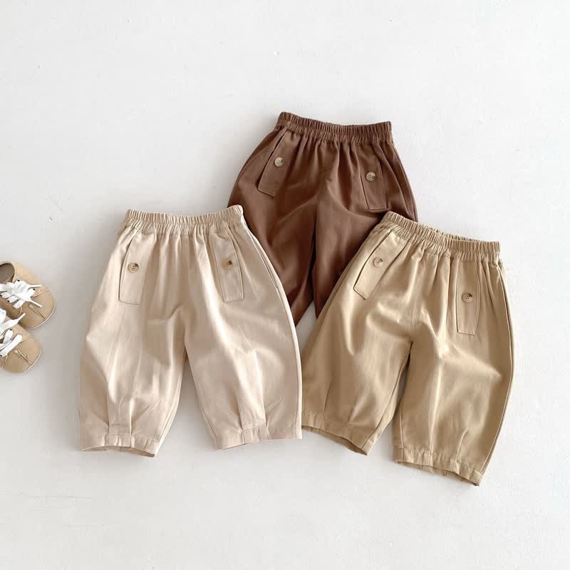 Baby Fashion Solid Color Loose Pants