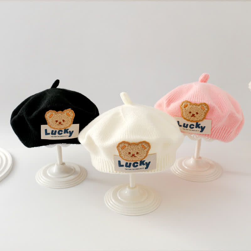 LUCKY Baby Bear Beret