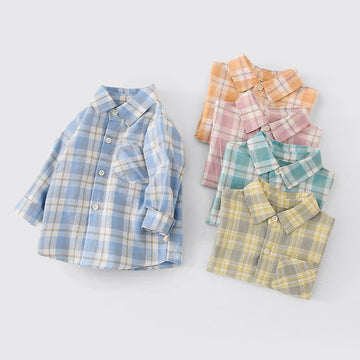 Toddler Polo Plaid Basic Shirt