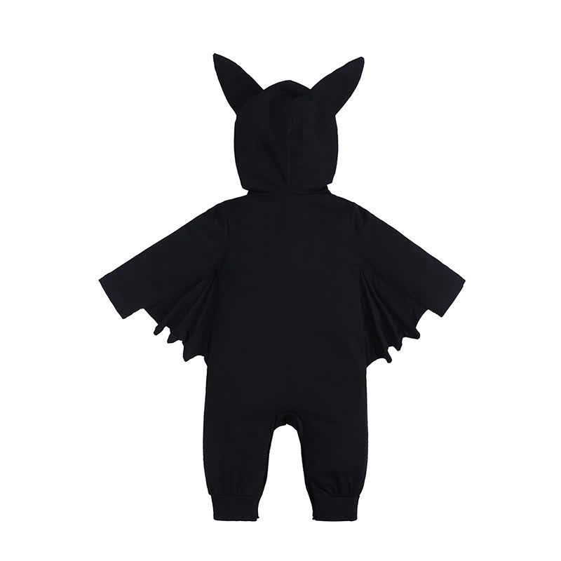 Baby Halloween Bat Hooded Romper