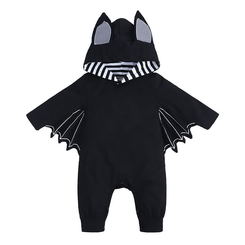 Baby Halloween Bat Hooded Romper