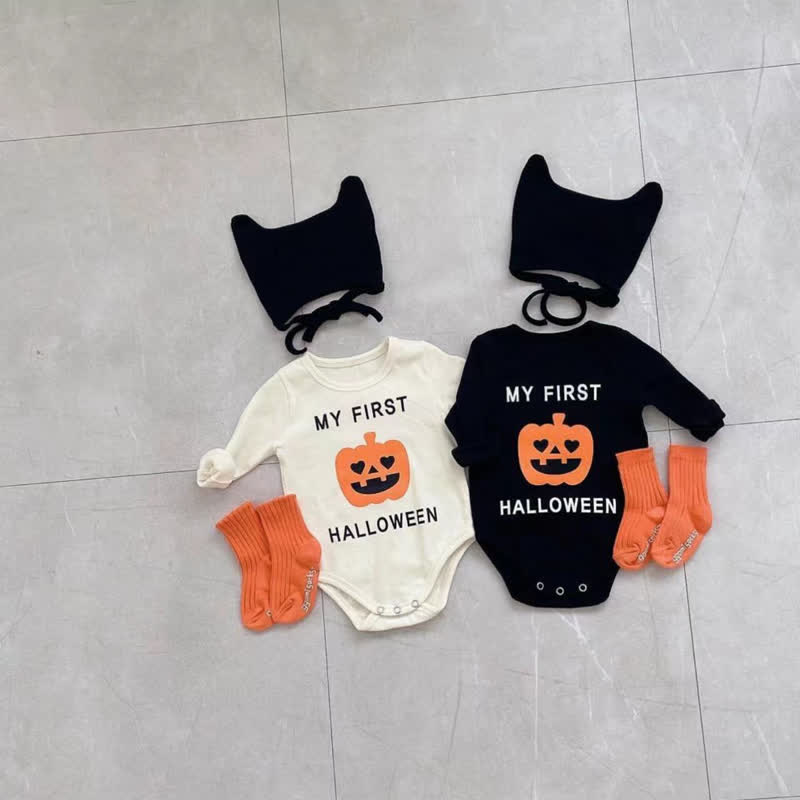 MY FIRST HALLOWEEN Bodysuit with Hat