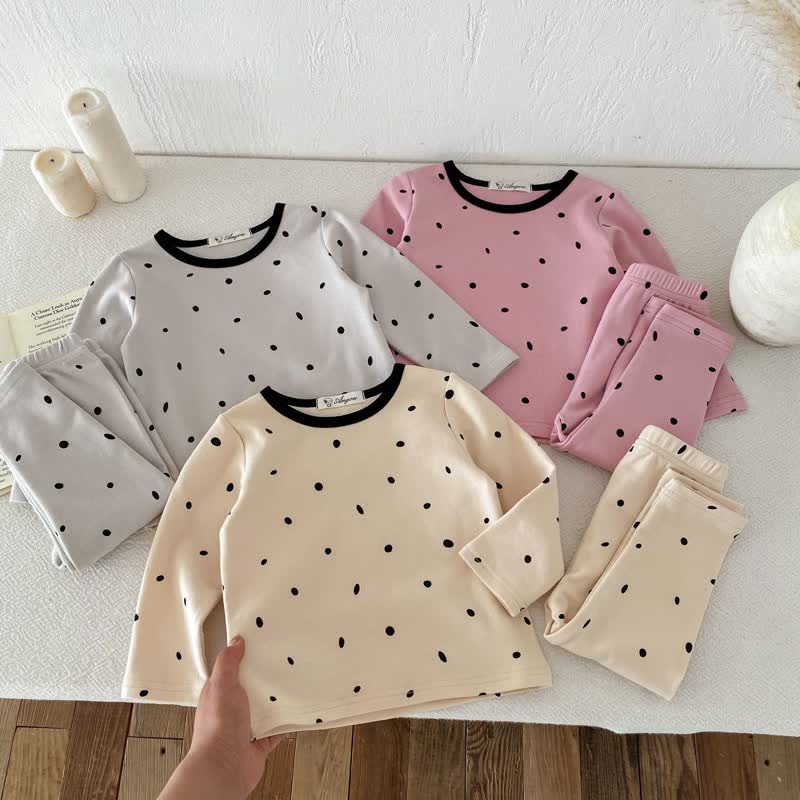 Toddler 2-Piece Dots Comfort Pajamas Set