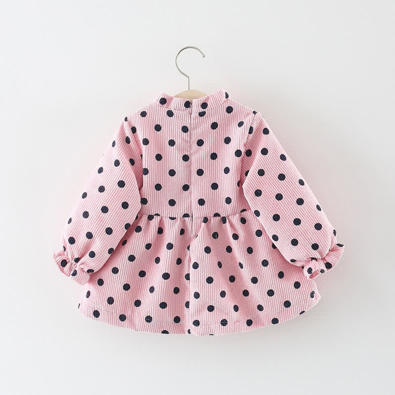 Baby Dots Big Bow Sweet Dress